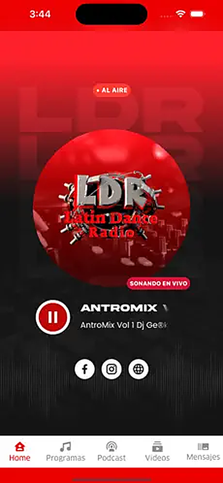 Latin Dance Radio en iPhone